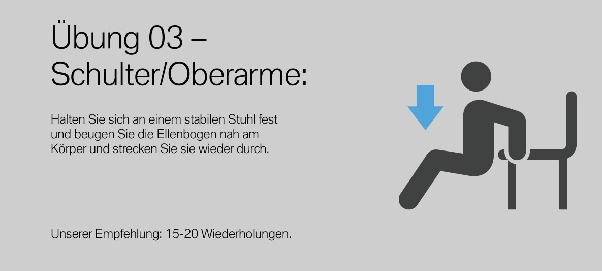 Übung 3 Schulter Oberarme Übung 3 Schulter Oberarme